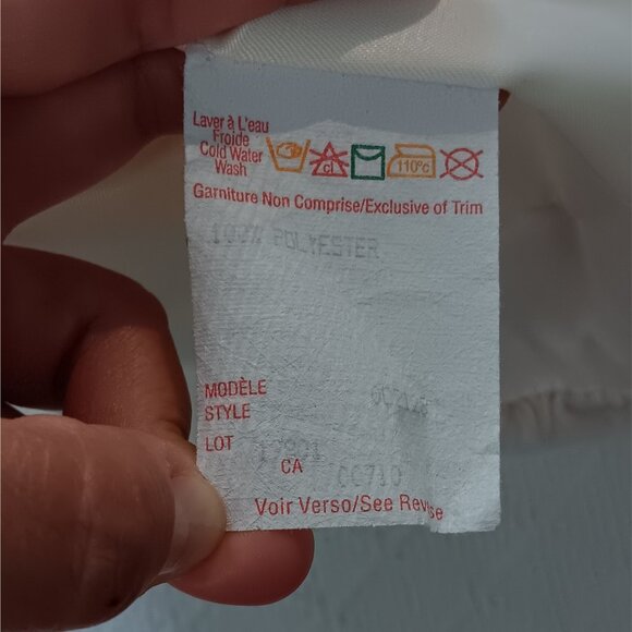 Joseph Ribkoff Faux Fur Vest White 8 - Picture 8 of 8